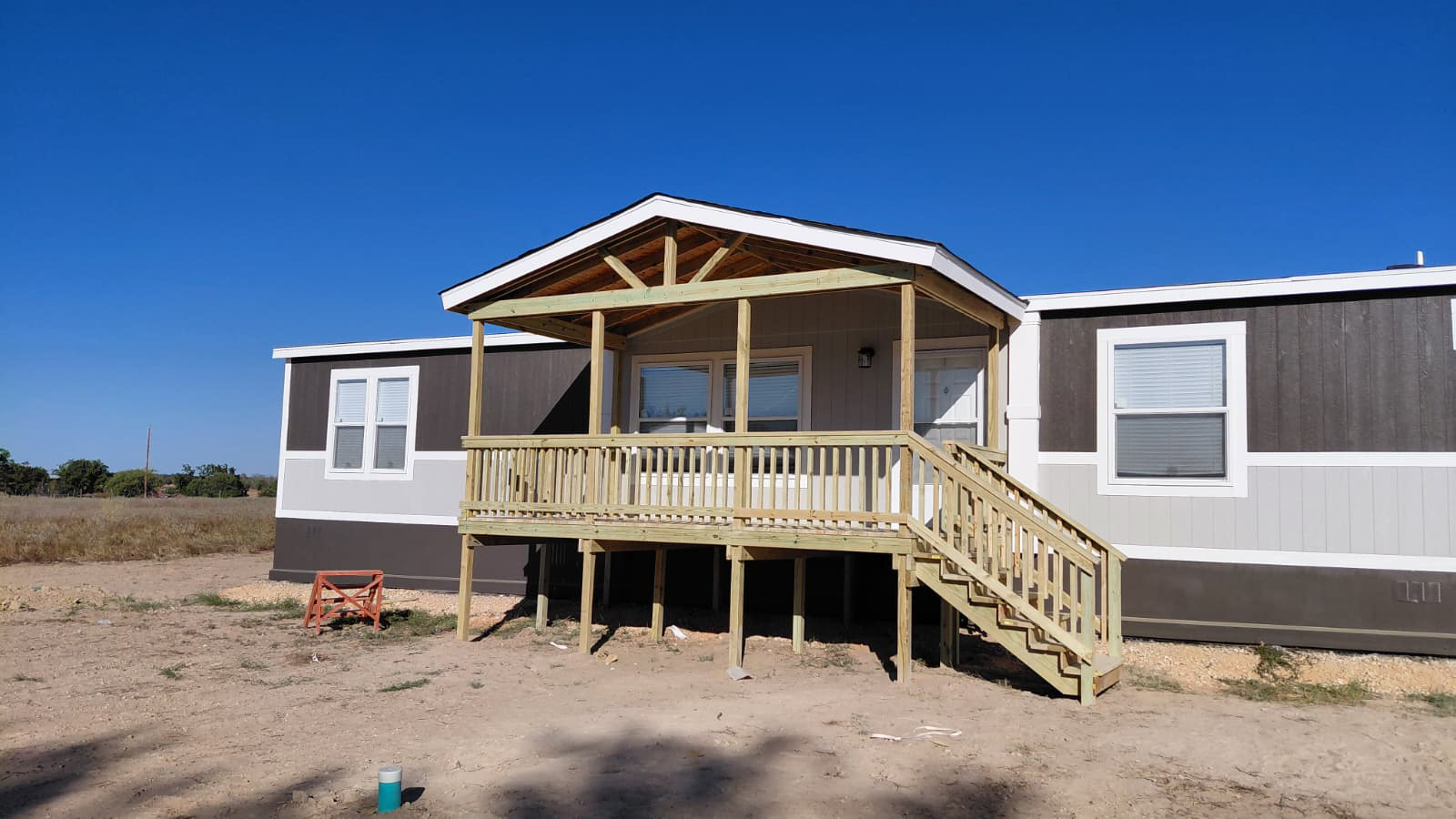 Texas Elite mobile home transport and setup near Midland, TX