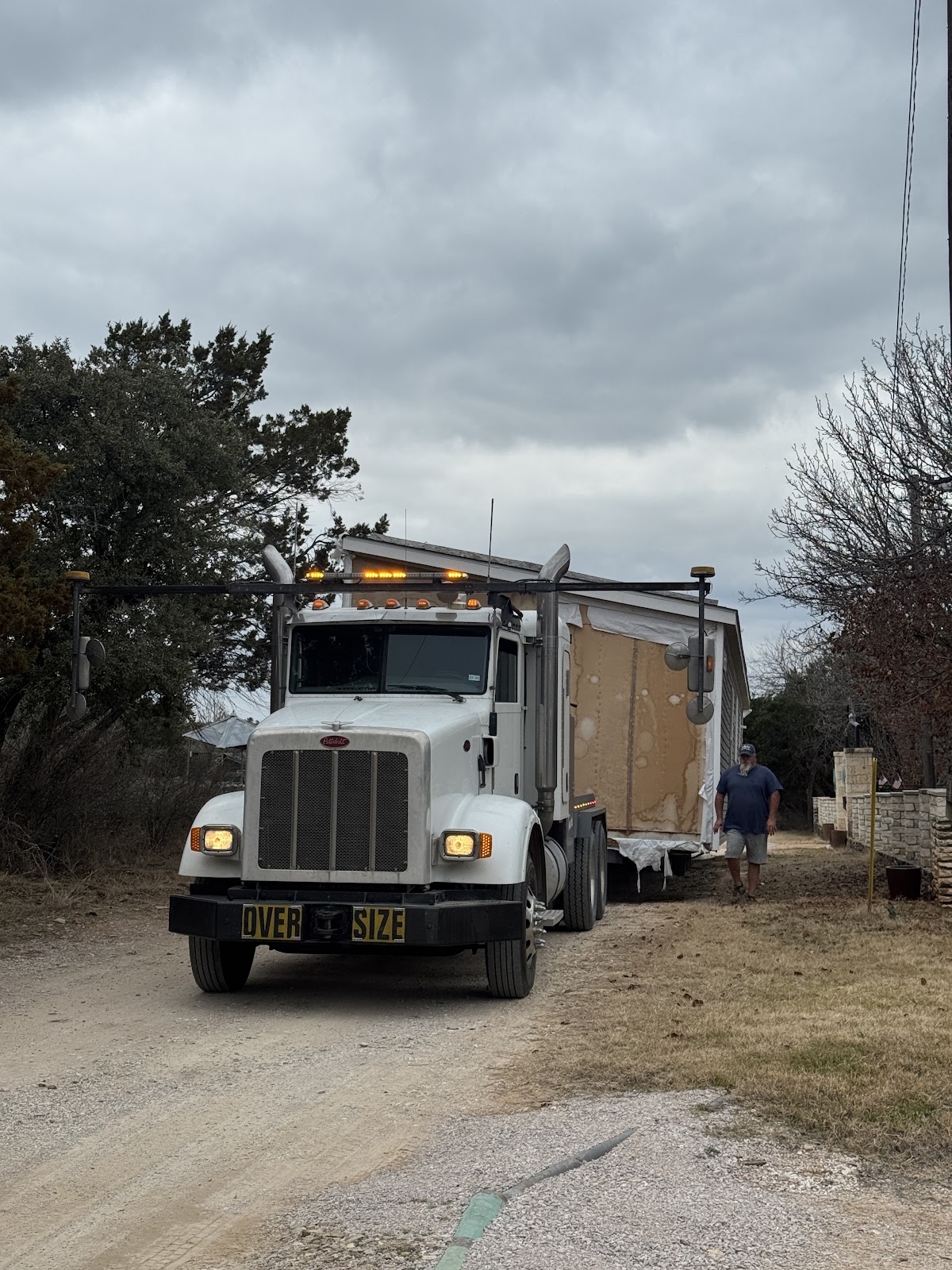 Texas Elite mobile home transport and setup near Brownsville, TX